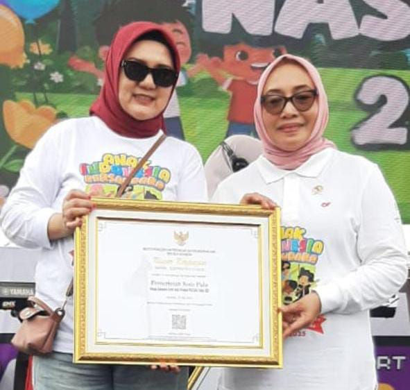 Palu Kembali Raih Penghargaan Kota Layak Anak Kategori Pratama