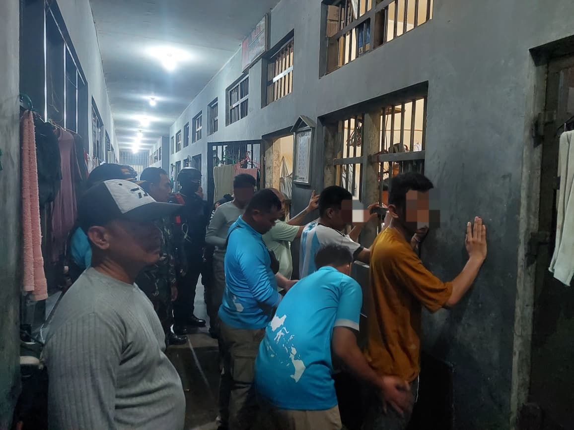 Lapas dan Rutan Palu Digeledah Tim Gabungan, Barang Terlarang Jadi Sasaran