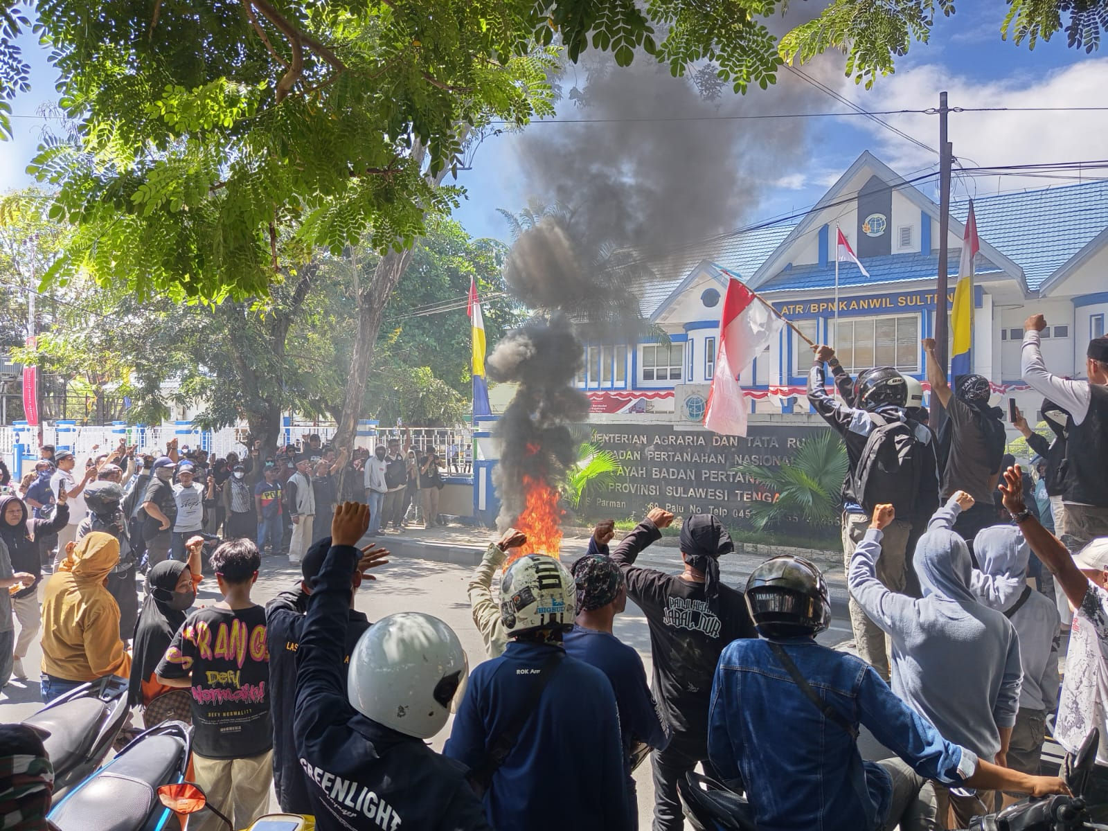 APMKT Tuntut Tutup Sertifikat HGB, Massa Segel Lokasi Huntap Palu