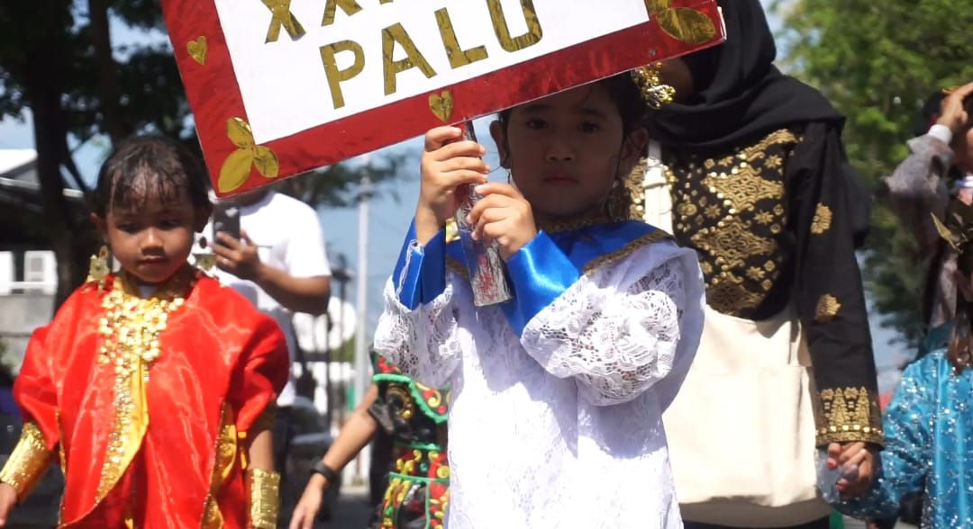 Karnaval TK di Palu Tampilkan Keberagaman Budaya dan Profesi