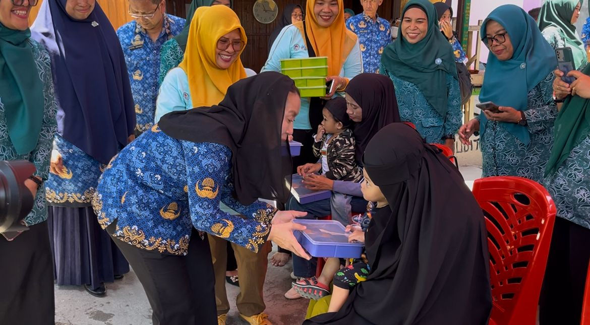 Selama 90 Hari, Balita Stunting di Palu Terima Menu Sehat dari Dapur Sehat