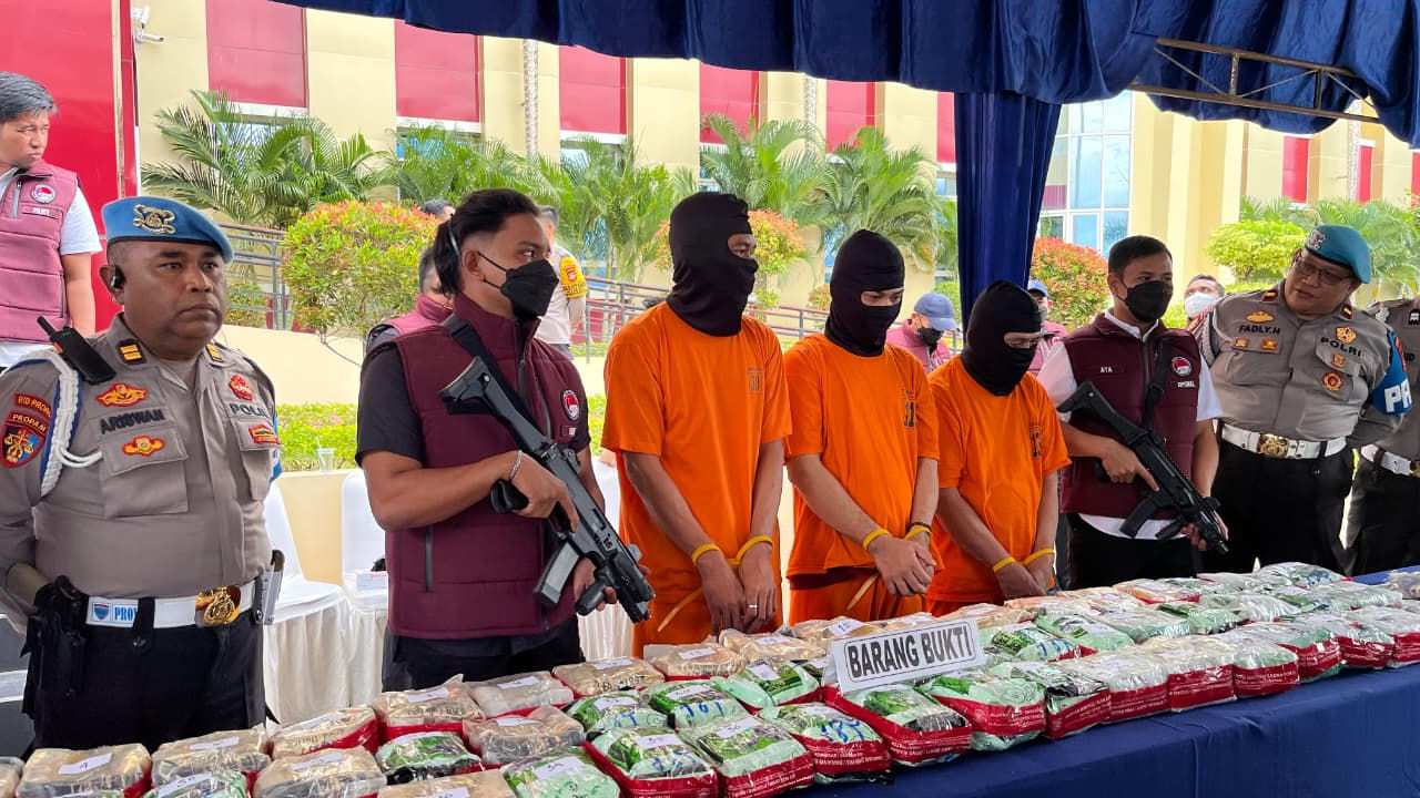 Polda Sulteng Musnahkan Sabu 60 Kg, Hasil Ungkap Kasus Narkoba Terbesar 2025
