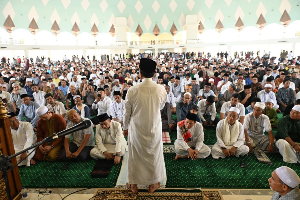 Puluhan Kepala OPD Sulteng Ikuti Retret Spiritual di Masjid Raya Baitul Khairaat
