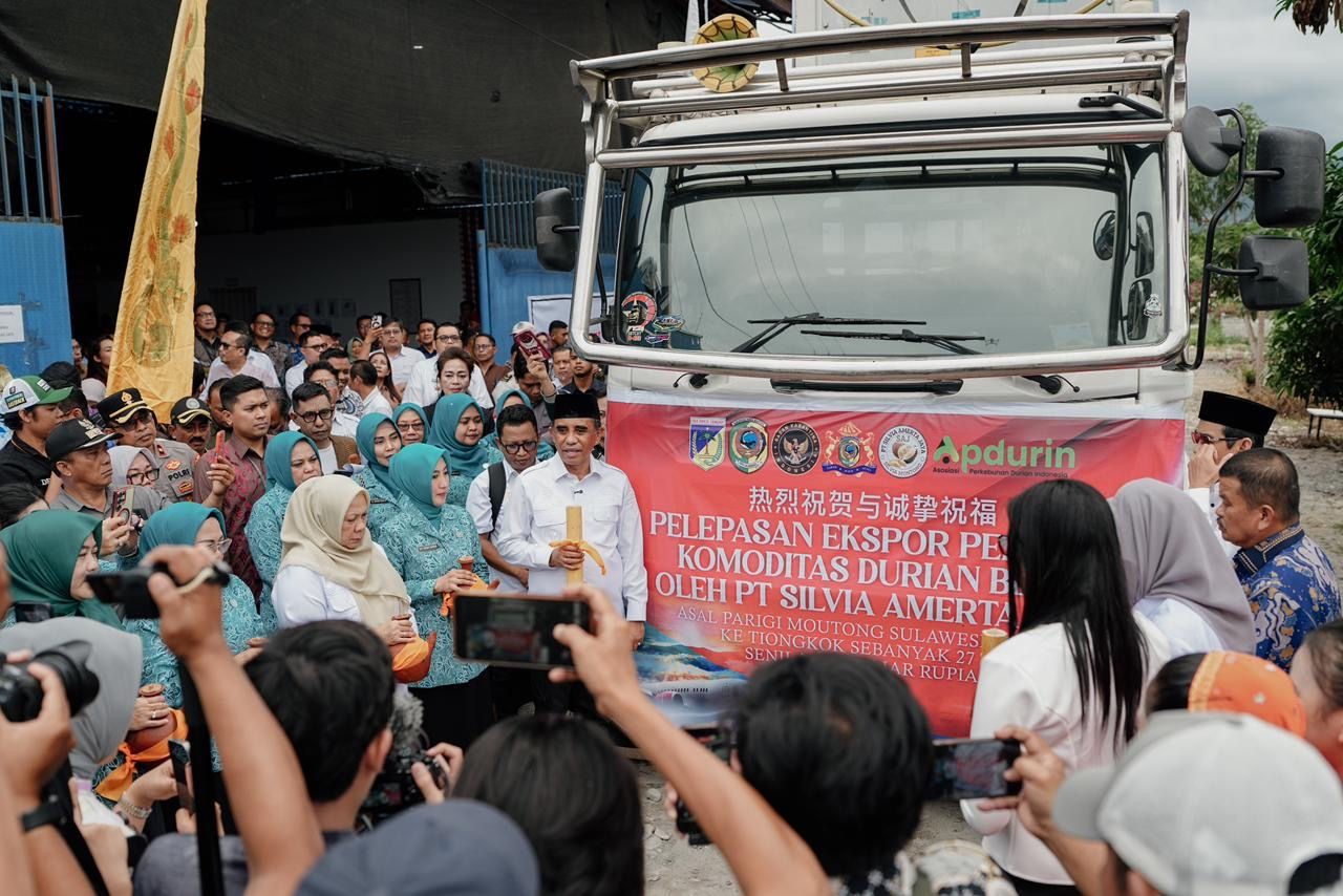 27 Ton Durian Beku Asal Parigi Moutong Diekspor ke Tiongkok