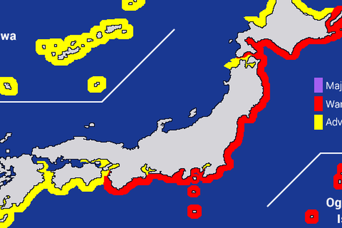 Ini Perkiraan Kedatangan Tsunami di 10 Wilayah Indonesia Akibat Gempa 8,7 di Rusia