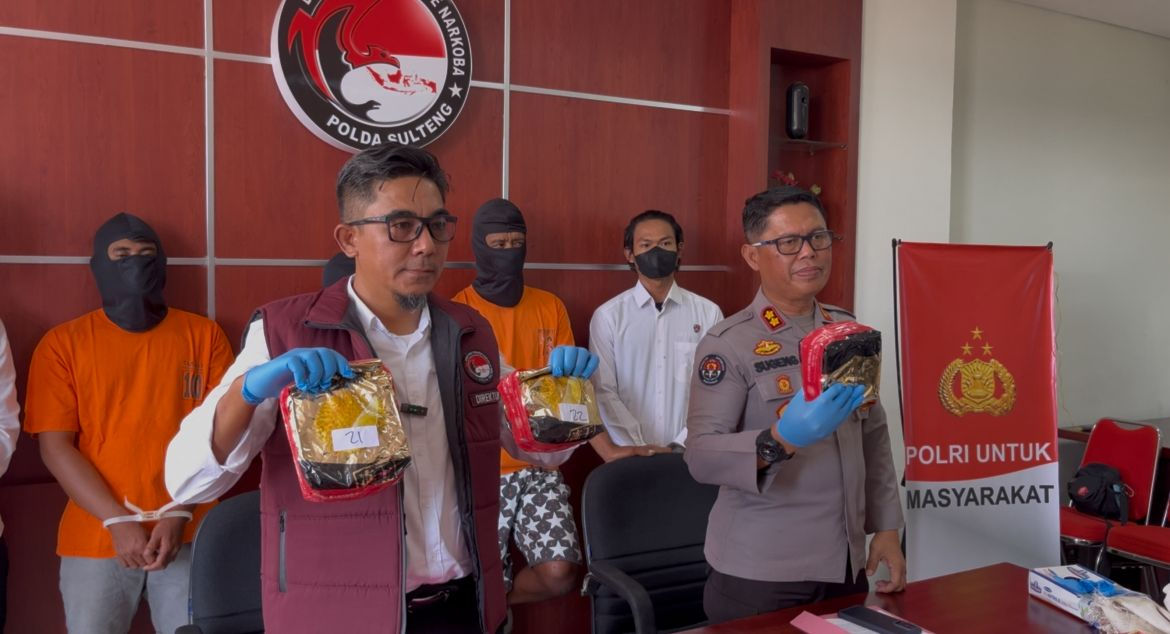 Polisi Gagalkan Penyelundupan 30 Kg Sabu di Tolitoli, Tiga Kurir Jaringan Internasional Ditangkap