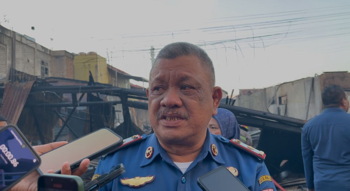 Kebakaran di Pasar Masomba Palu, Damkar Kerahkan 12 Unit Armada