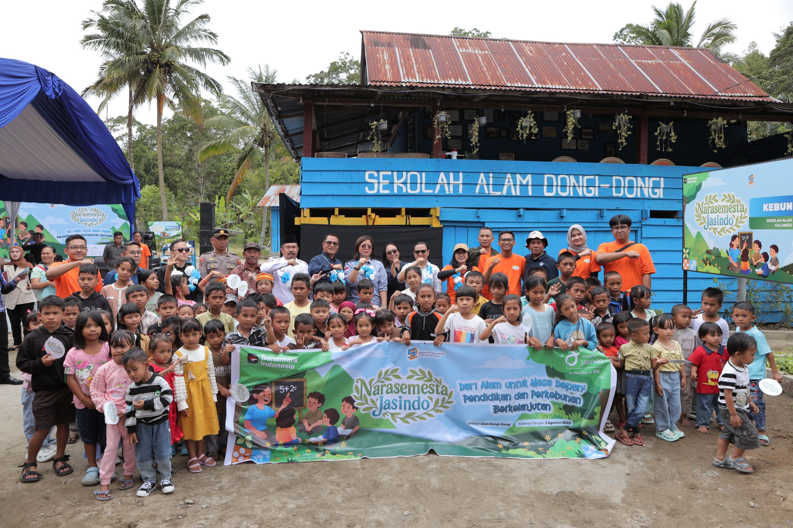 Jasindo Hadirkan Narasemesta di Sigi, Dukung Sekolah Alam dan Pertanian Berkelanjutan