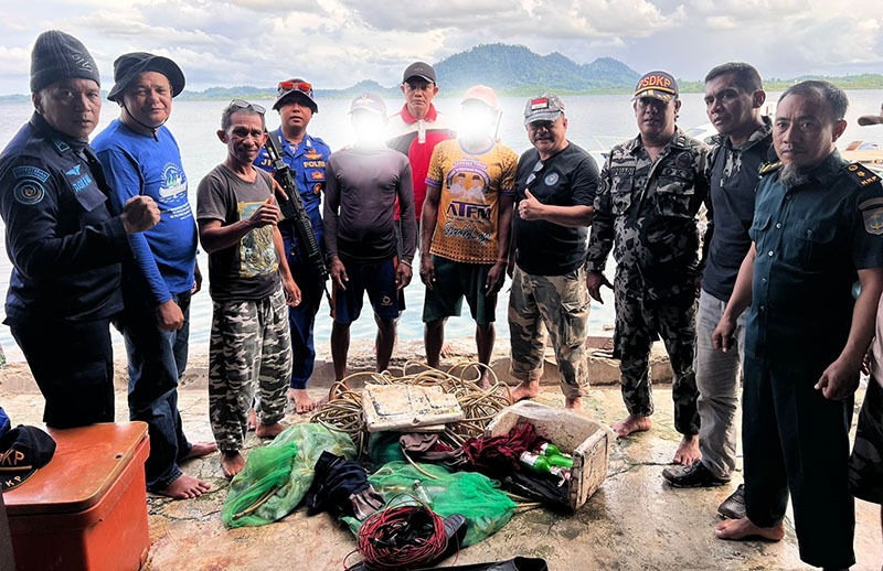 Pelaku Bom Ikan Ditangkap Usai Kejar-kejaran di Laut Talatako Touna, Tiga Lainnya Kabur 